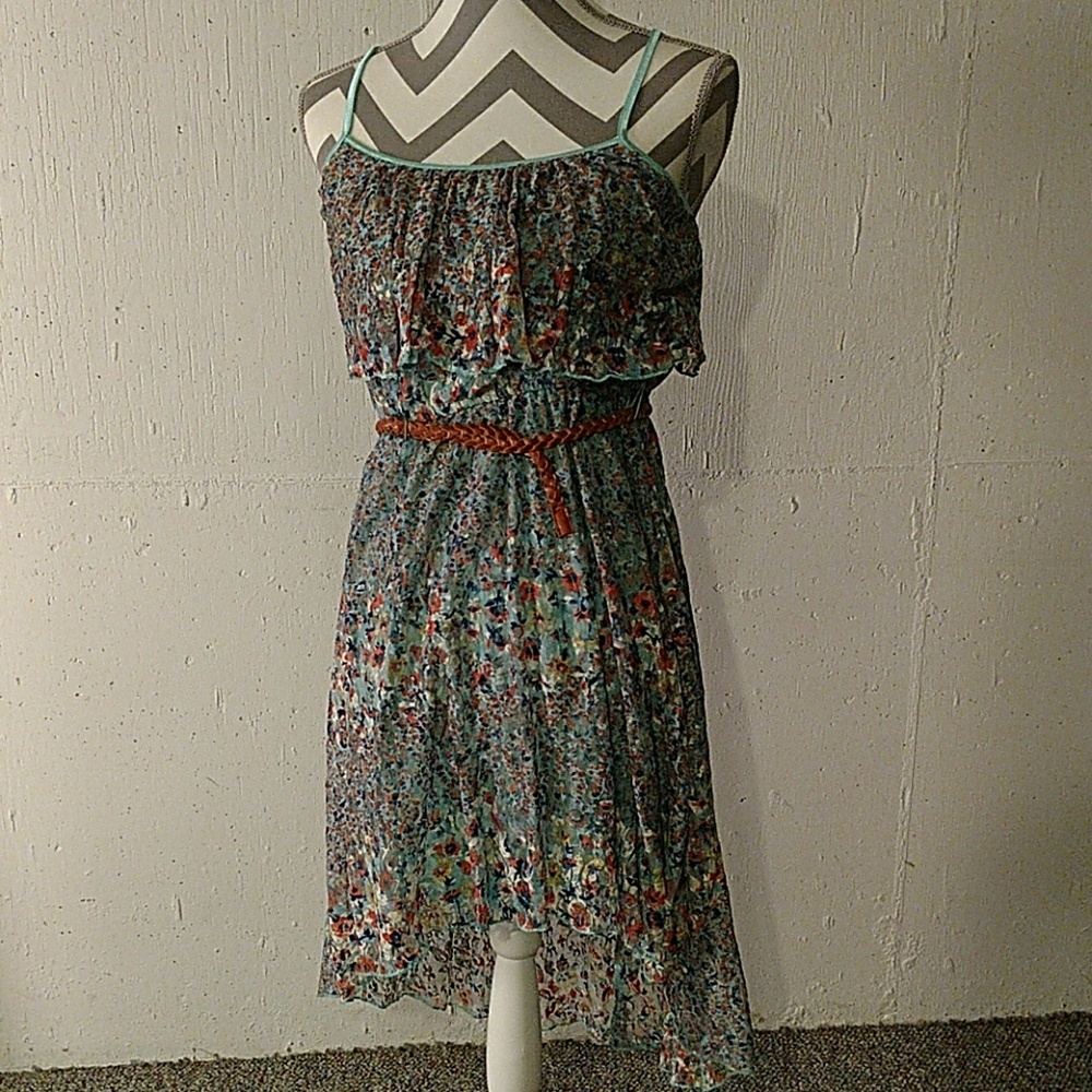 Hi-low summer dress.